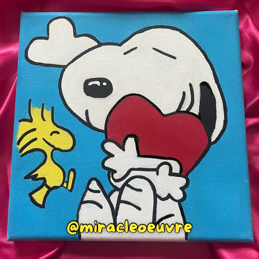 Snoopy x Woodstock Painting